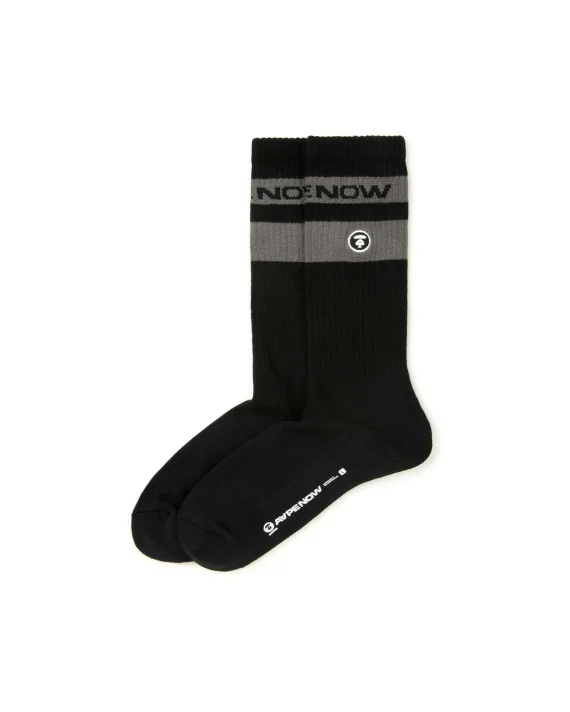 ايه ايه بي إي AAPENOW logo striped socks